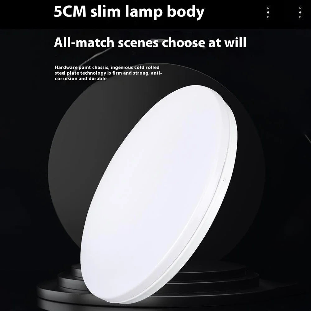 36W 38cm Round Ceiling Lamp Modern Ultra Thin LED Light for Bedroom Corridor Balcony - 5
