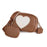 BAELLERRY N8936 Crossbody Bag Heart Pattern Women Ladies Shoulder Bag with Small Bag - Brown - 5