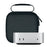For Apple Mac Mini M4 Portable Carrying Case with Mesh Pocket Shock Resistant Storage Bag - 6