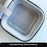 For Apple Mac Mini M4 Portable Carrying Case with Mesh Pocket Shock Resistant Storage Bag - 7