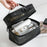 Double Layer Zipper Mesh Toiletry Bag Portable Travel Nylon Makeup Cosmetics Storage Organizer - Black - 2
