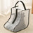 Dustproof Shoes Storage Bag with Zipper See Through PVC Waterproof Short Boots Organizer - Black Edge - 1