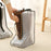 Dustproof Shoes Storage Bag with Zipper See Through PVC Waterproof Thigh Boots Organizer - Grey Edge - 3