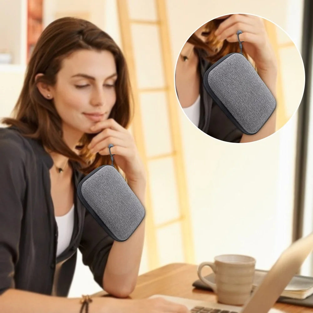 For PLAUD Notepin AI Wearable Recorder Storage Bag EVA Protective Carrying Pouch with Handle - 4