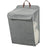 Collapsible Laundry Hamper for Bathroom Clothes Basket Wall Mounted Laundry Baskets (Size: L) - Grey - 1