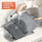 Collapsible Laundry Hamper for Bathroom Clothes Basket Wall Mounted Laundry Baskets (Size: L) - Grey - 3