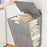 Collapsible Laundry Hamper for Bathroom Clothes Basket Wall Mounted Laundry Baskets (Size: L) - Grey - 4