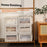 Size L Linen Storage Box with Viewing Window Foldable Clothes Organizer for Home Use - 2