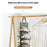16 Pocket Hanging Organizer Closet Storage Bag for Clothes Pants Underwear Wardrobe Organizer - Grey - 2