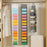 16 Pocket Hanging Organizer Closet Storage Bag for Clothes Pants Underwear Wardrobe Organizer - Grey - 7