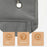 26 Pockets Clothes Pants Underwear Storage Hanging Bag Polyester Wardrobe Space Saving Organizer - Grey - 4