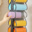 26 Pockets Clothes Pants Underwear Storage Hanging Bag Polyester Wardrobe Space Saving Organizer - Grey - 6