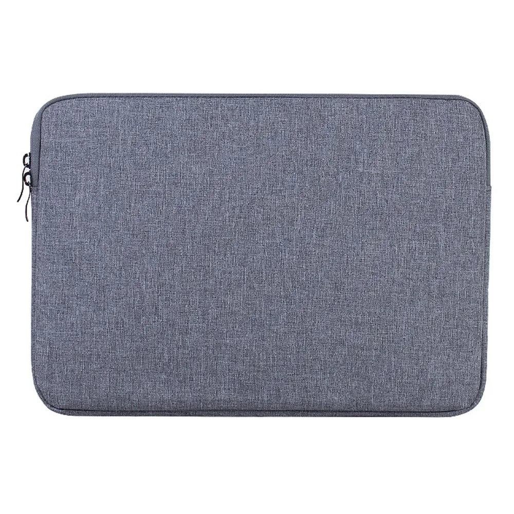 MBR-19005 11 / 12 Inch Laptop Sleeve Case Nylon Water Resistant Soft Lining Zipper Cover - Dark Grey - 1