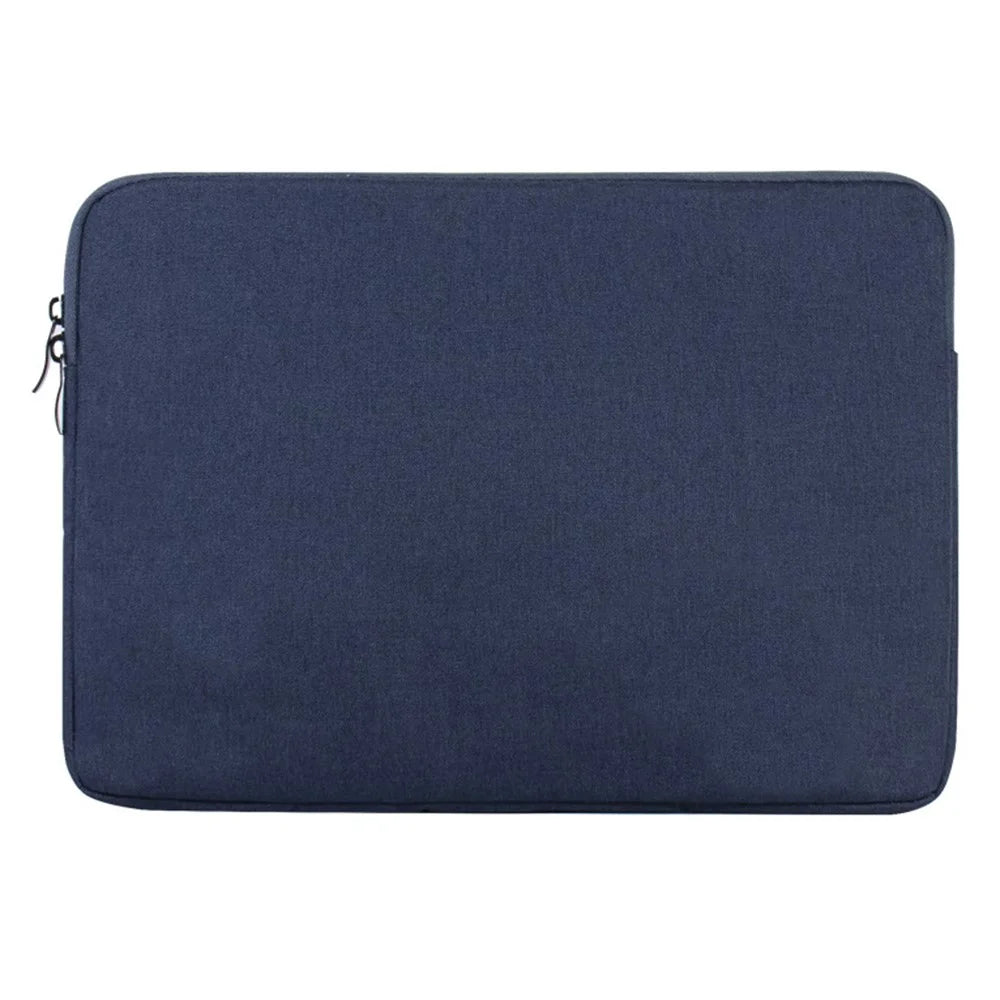MBR-19005 14 / 15 Inch Laptop Sleeve Case Nylon Water Resistant Soft Lining Zipper Cover - Navy Blue - 1