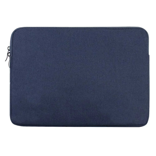 MBR-19005 14 / 15 Inch Laptop Sleeve Case Nylon Water Resistant Soft Lining Zipper Cover - Navy Blue - 1