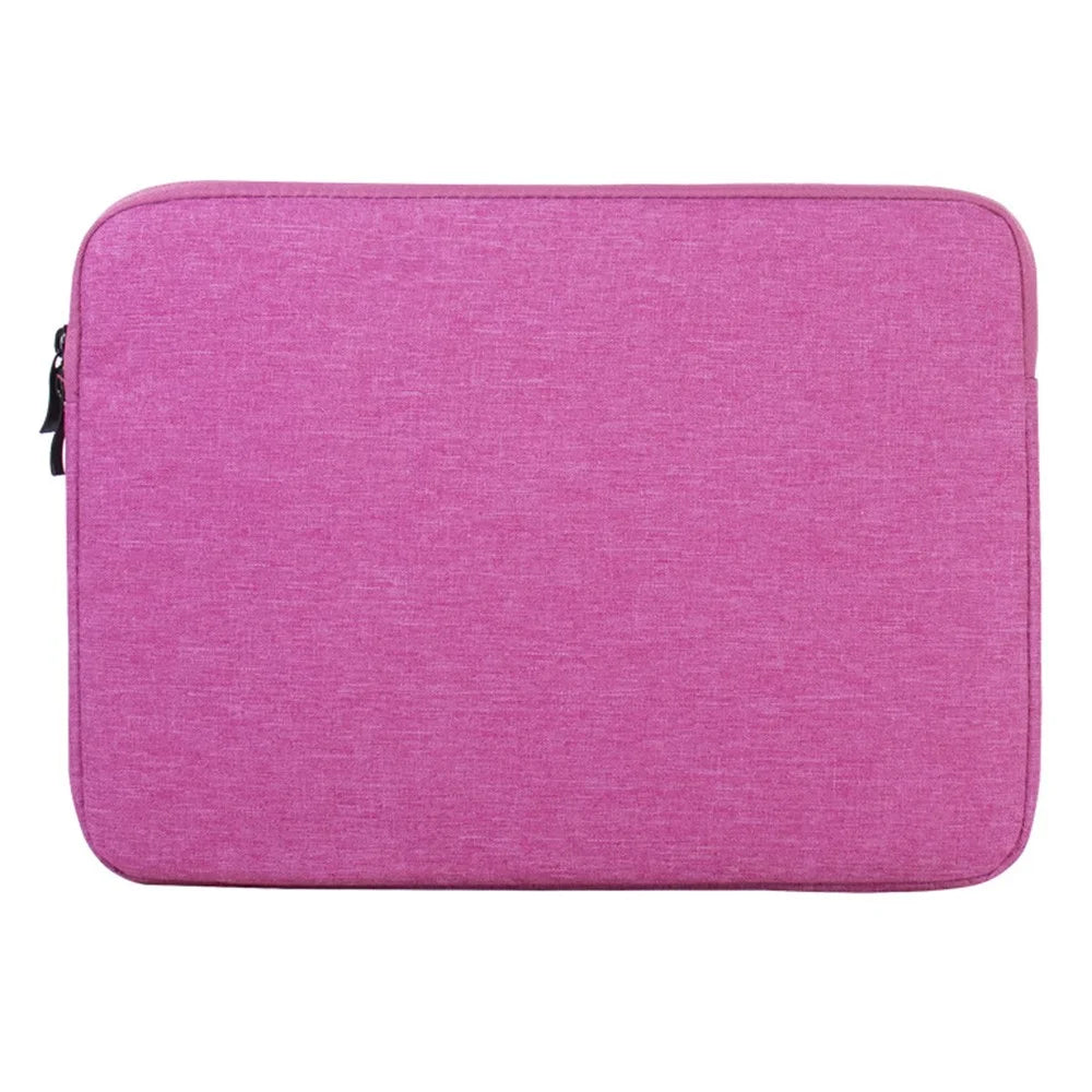 MBR-19005 11 / 10.8 Inch Laptop Sleeve Case Nylon Water Resistant Soft Lining Zipper Cover - Rose - 1