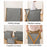 Collapsible Bamboo Frame Laundry Hamper Clothes Storage Basket for Bathroom Bedroom Size L - 3