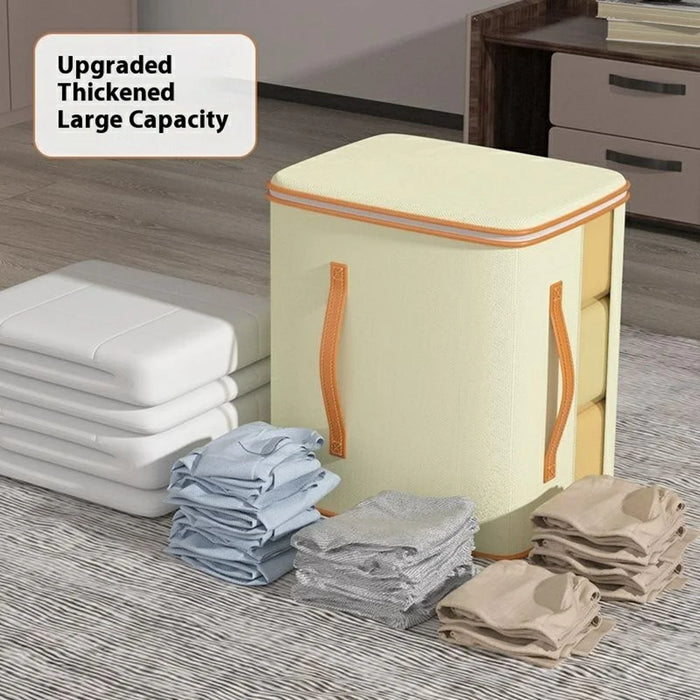 45 x 35 x 50cm Clothes Storage Bag with Window Visible Quilt Organizer Container - 4