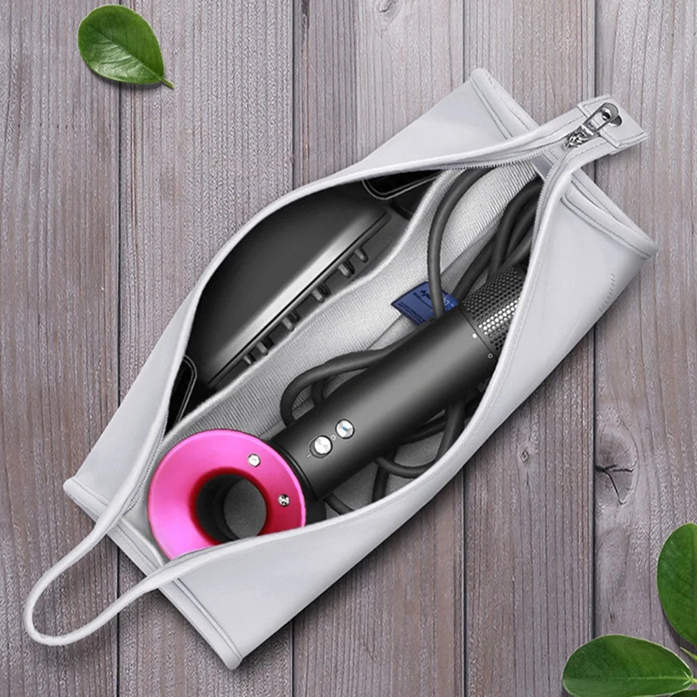 BUBM CFJ-ST For Dyson Hair Dryer Organizer Portable Storage Bag Waterproof Travel Case - Black - 3