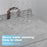58 x 15 x 41cm Foldable Laundry Bag Large Capacity Hanging Dirty Clothes Basket Multi-Function Storage Organizer - Grey - 5