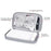 BUBM CDB-MYB Phone Power Bank Carrying Pouch Portable Data Cable Zipper Storage Bag, Size S - Grey - 4
