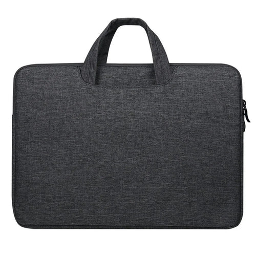 15.6 Inch Laptop Bag Water-Resistant Oxford Fabric Shockproof Carrying Case Computer Sleeve - Black - 1