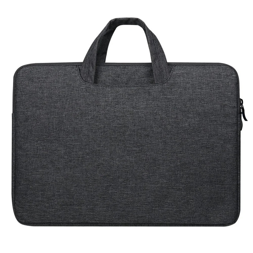 15.6 Inch Laptop Bag Water-Resistant Oxford Fabric Shockproof Carrying Case Computer Sleeve - Black - 1