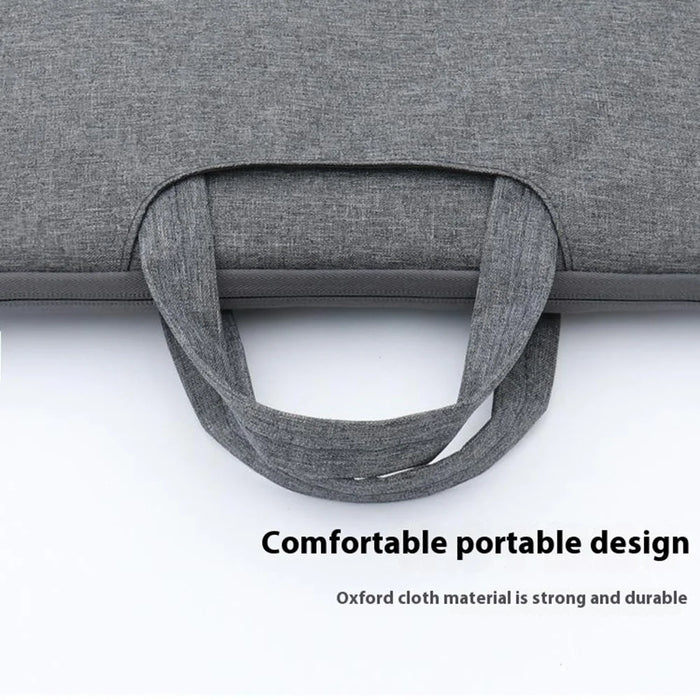 15.6 Inch Laptop Bag Water-Resistant Oxford Fabric Shockproof Carrying Case Computer Sleeve - Black - 3