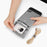 BAONA BN-G002 Snap Button Smartphone Pouch Phone Storage Bag Multi-Purpose Holder Power Bank Cable Purse, Size: L - Grey - 6