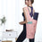 Yoga Mat Carrier Bag Large Opening Polyester Gym Bag with Waterproof Pocket and Drawstring Water Bottle Holder - Pink - 3
