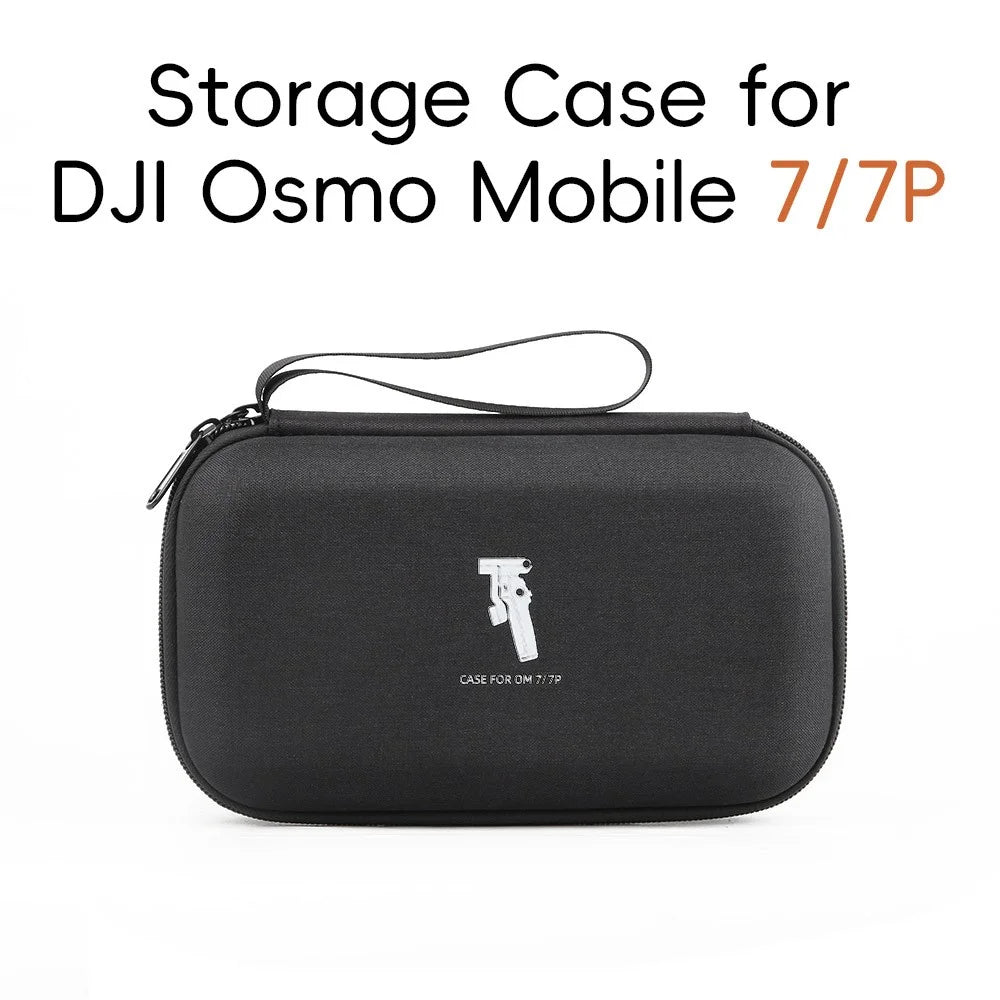 For DJI Osmo Mobile 7 Pro / Mobile 7 Stabilizer Portable Storage Bag Shockproof EVA Carrying Case - Black - 4