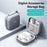 USAMS TWS Earphone Cationic Cloth Storage Case Travel Home Protective Carrying Bag - 4
