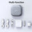 USAMS TWS Earphone Cationic Cloth Storage Case Travel Home Protective Carrying Bag - 5