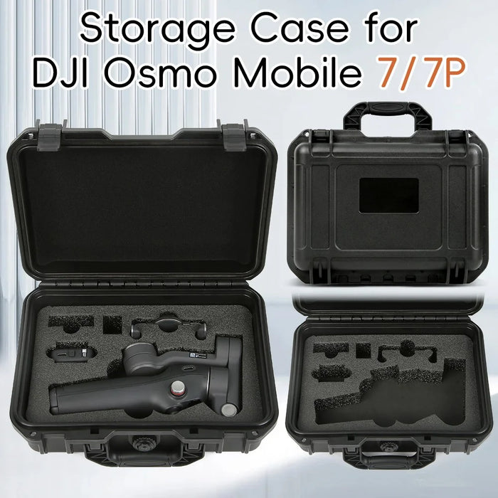 For DJI Osmo Mobile 7 Pro / Mobile 7 Smartphone Gimbal Stabilizer PP Protective Case Explosion Proof Storage Box - 2