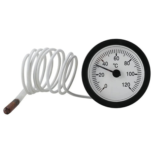 TS-W53 52mm Pointer Type Industrial Copper Pipe Thermometer Boiler Pipeline Water Temperature Gauge - 1
