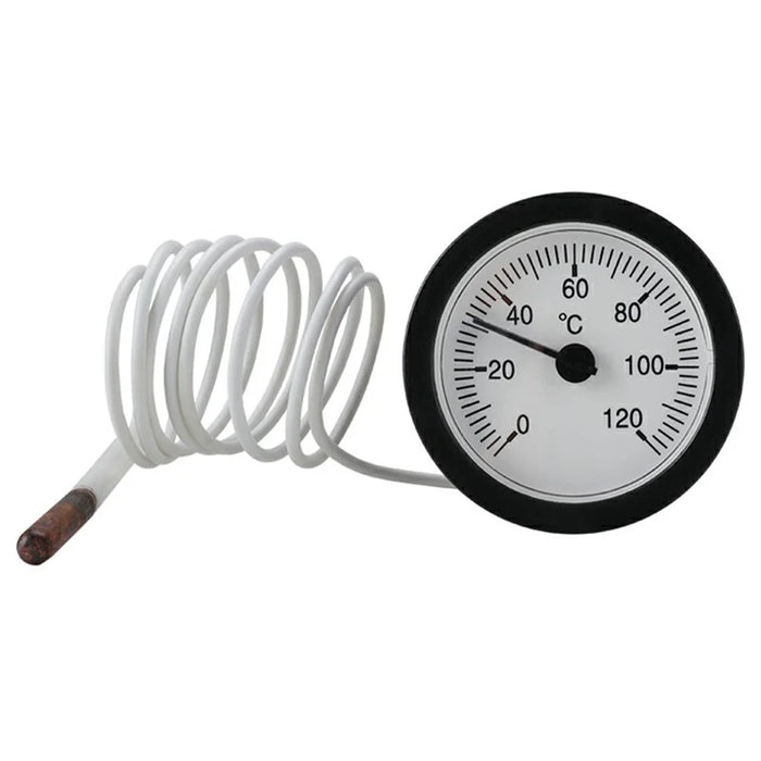 TS-W53 52mm Pointer Type Industrial Copper Pipe Thermometer Boiler Pipeline Water Temperature Gauge - 1