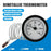 TS-W53 52mm Pointer Type Industrial Copper Pipe Thermometer Boiler Pipeline Water Temperature Gauge - 2