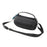 For JBL Flip 7 Speaker Case EVA Shockproof Storage Bag with Handle Strap / Shoulder Strap / Carabiner - Black - 1