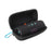 For JBL Flip 7 Speaker Case EVA Shockproof Storage Bag with Handle Strap / Shoulder Strap / Carabiner - Black - 6