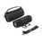 For JBL Flip 7 Speaker Case EVA Shockproof Storage Bag with Handle Strap / Shoulder Strap / Carabiner - Black - 7