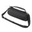 For JBL Flip 7  /  Flip 6  /  Flip 5 Speaker Case Shockproof Storage Bag with Carabiner and Shoulder Strap - Black - 1
