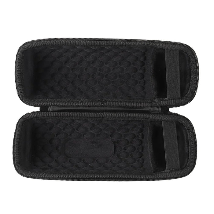 For JBL Flip 7  /  Flip 6  /  Flip 5 Speaker Case Shockproof Storage Bag with Carabiner and Shoulder Strap - Black - 4