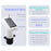 TS-FT003 Ultrasonic Liquid Level Meter for Water Tank 4.3 Inch Digital Display Solar Charging Water Level Monitor - 5