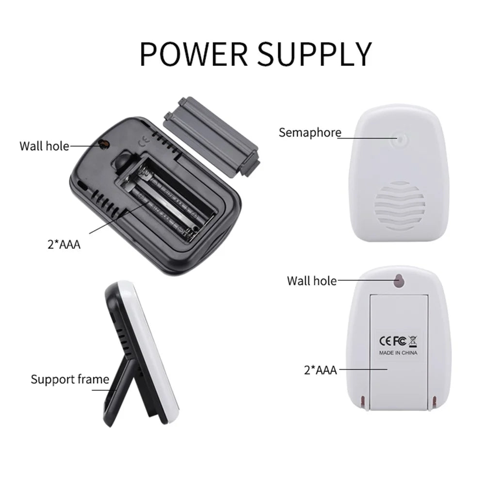 TS-FT004-B Wireless Indoor Outdoor Thermometer High Precision Digital Display Temperature Meter - 4