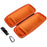 For JBL Charge 6 Speaker Carrying Case EVA Hard Shell Shockproof Storage Bag with Shoulder Strap - Black  /  Orange - 6
