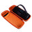 For JBL Charge 6 Speaker Carrying Case EVA Hard Shell Shockproof Storage Bag with Shoulder Strap - Black  /  Orange - 7