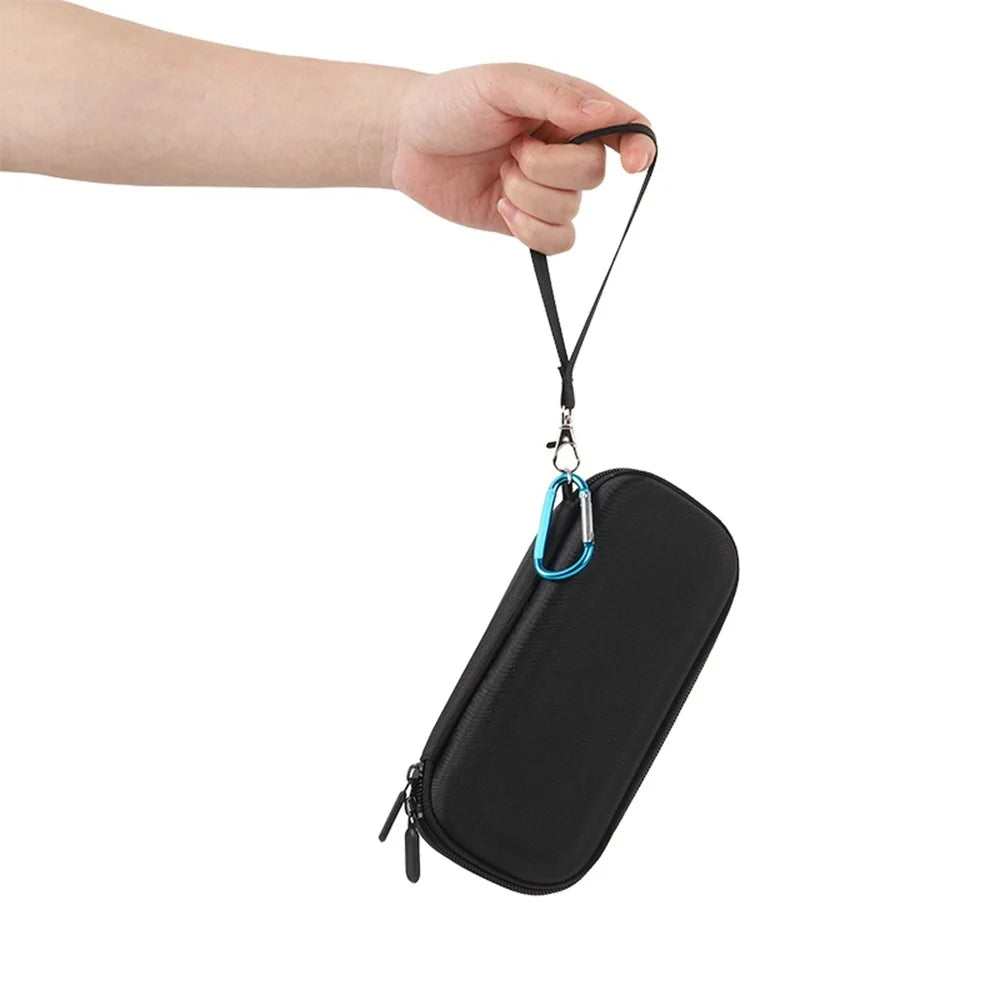 For JBL Flip 7 Speaker Portable Storage Case Hard Shell Protective Carrying Pouch with Hand Strap - Black - 2