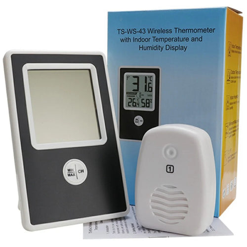 TS-WS-43 Wireless Digital Thermometer Hygrometer High Precision Indoor Outdoor Temperature Humidity Monitor - 1