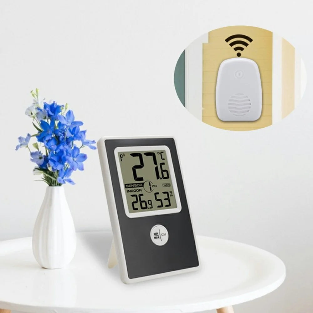 TS-WS-43 Wireless Digital Thermometer Hygrometer High Precision Indoor Outdoor Temperature Humidity Monitor - 2