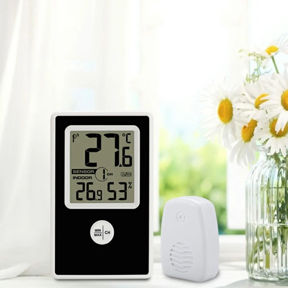 TS-WS-43 Wireless Digital Thermometer Hygrometer High Precision Indoor Outdoor Temperature Humidity Monitor - 6
